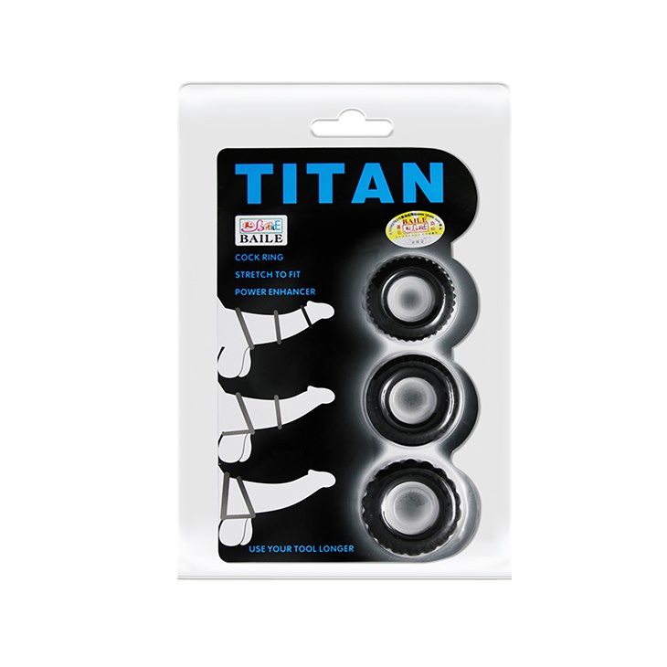PIERŚCIENIE TITAN COCK RINGS