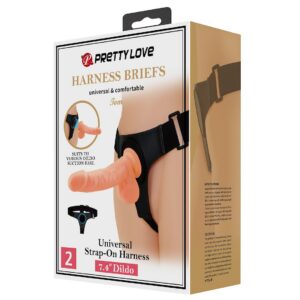 STRAP ON PRETTY LOVE HARNESS BRIEFS TOM