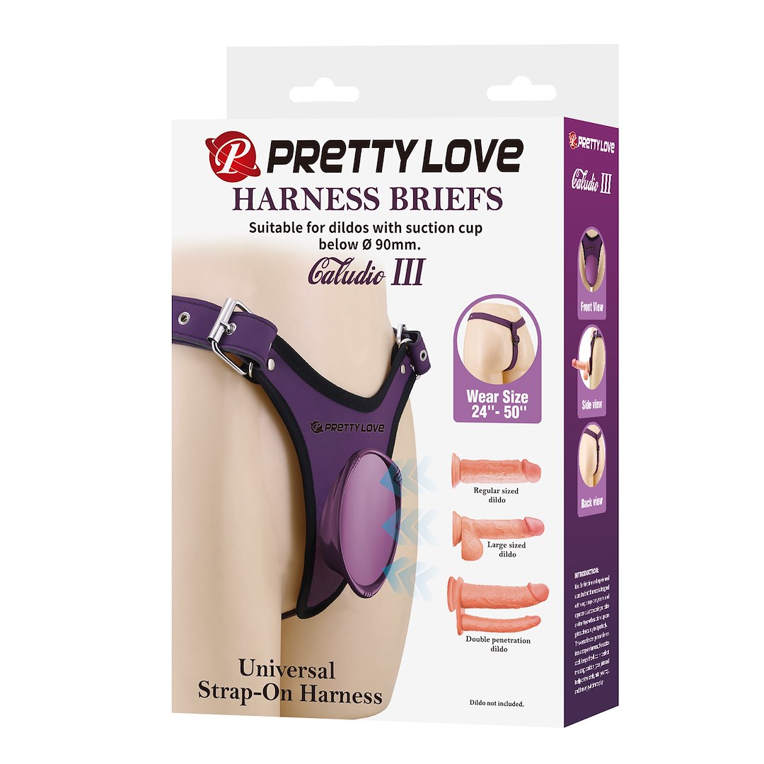 STRAP-ON PRETTY LOVE HARNESS BRIEFS GLAUDIO III