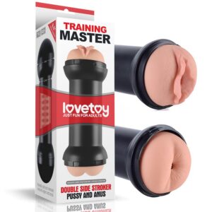 MASTURBATOR DOUBLE SIDE STROKER PUSSY AND ANUS