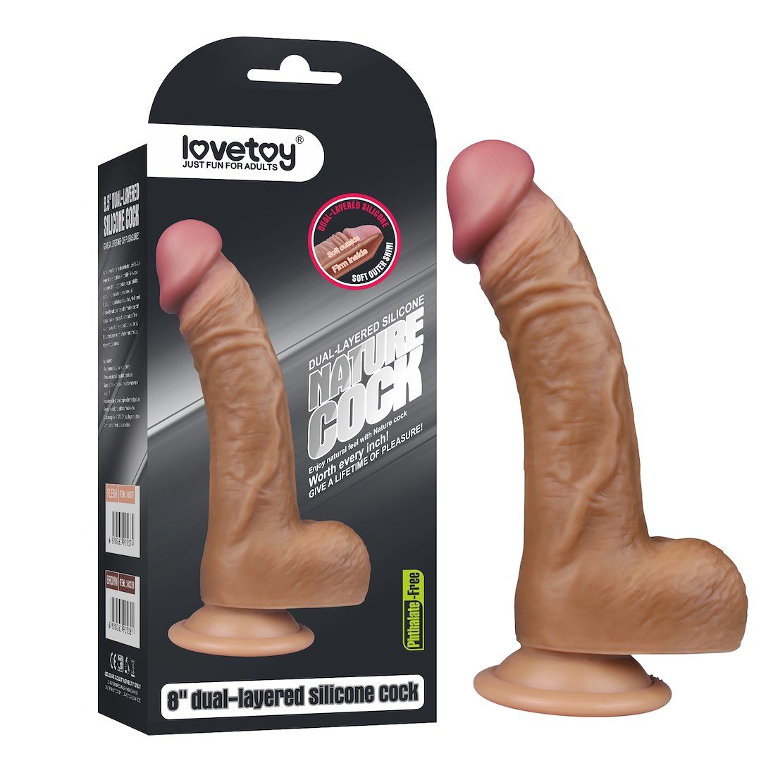 DILDO 8'' NATURE COCK