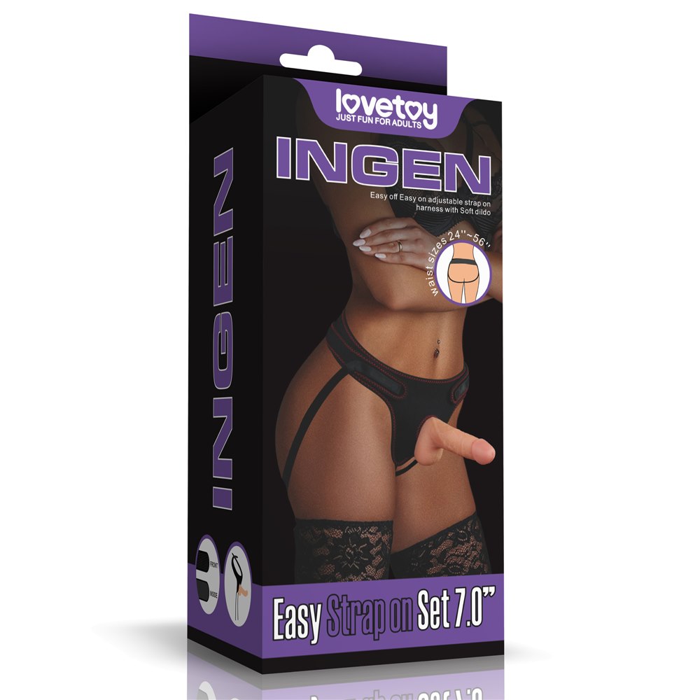 ZESTAW STRAPON EASY STRAPON SET 7.0''
