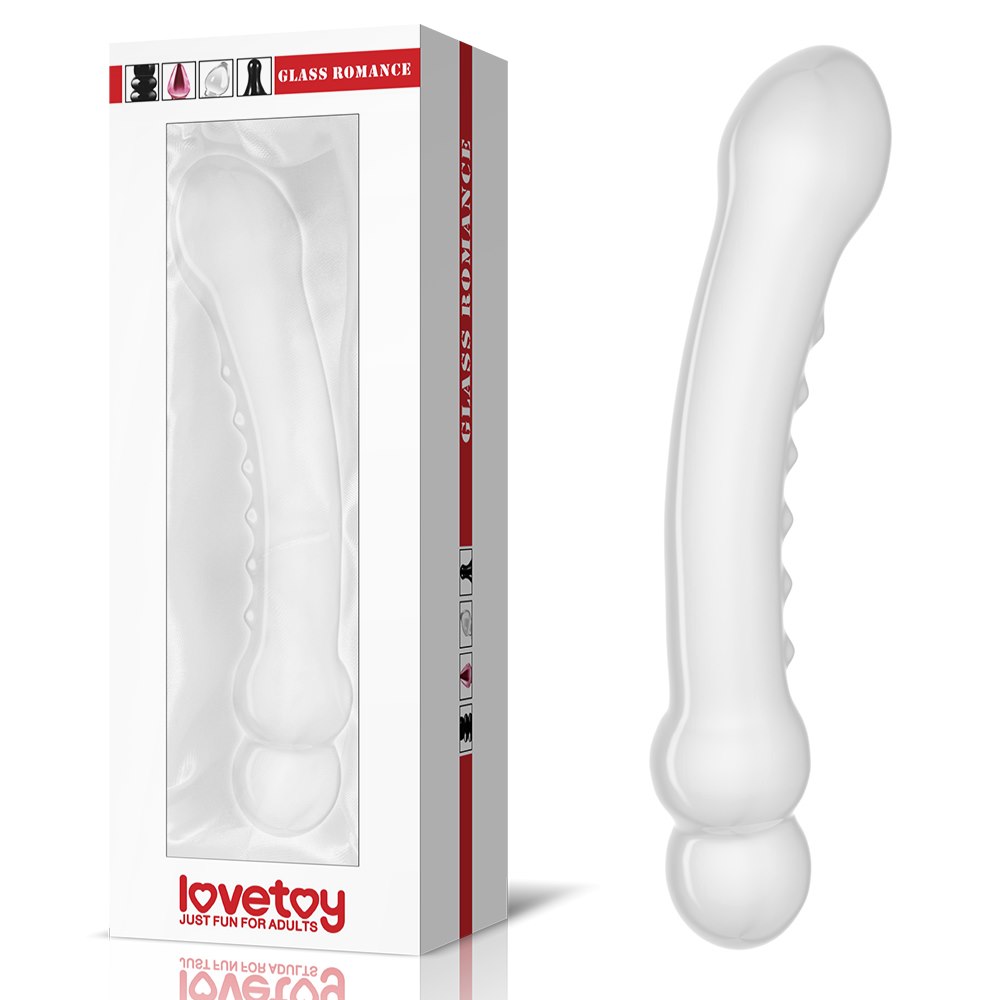 DILDO 7.3" GLASS ROMANCE