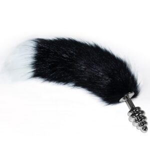 KOREK Z OGONEM GORGEOUS METAL ANAL TAIL ( SILVER )
