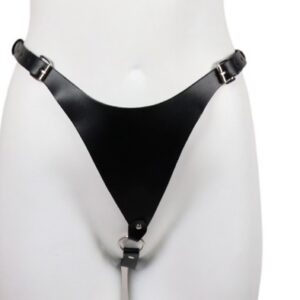 ZESTAW SEXY ECO LEATHER BIKINI
