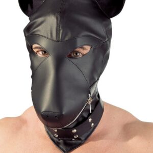 MASKA PSA IMITATION LEATHER DOG MASK