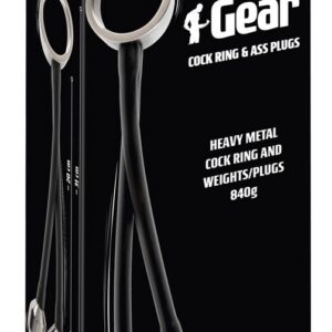 HEAVY GEAR COCK RING & ASS PLUGS