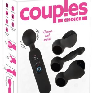 WAND VIBRATOR WITH 3 ATTACHMENTS
