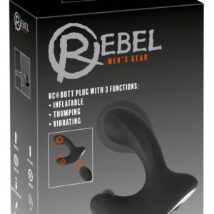 RC BUTT PLUG WITH 3 FUNCTIONS