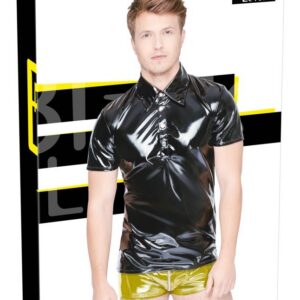 VINYL POLO SHIRT