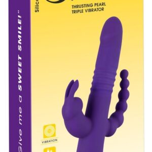 THRUSTING PEARL TRIPLE VIBRATOR