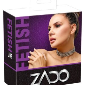OBROŻA LEDER HALSFESSEL KETTE