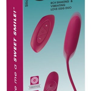 RC SHAKING & VIBRATING LOVE EGG DUO