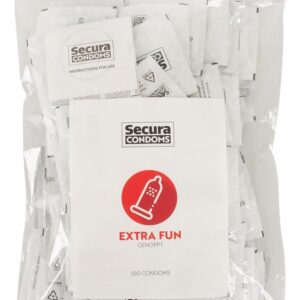 SECURA EXTRA FUN 100PCS BAG