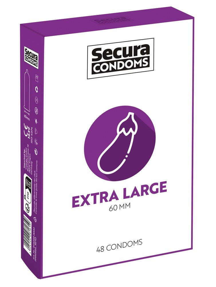 SECURA EXTRA LARGE 48PCS BOX