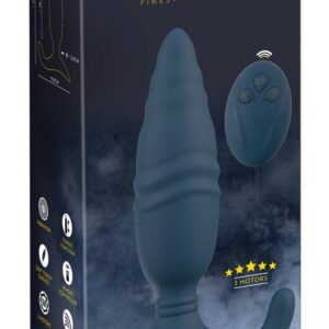 RC THRUSTING BUTT PLUG WITH VIBRATION