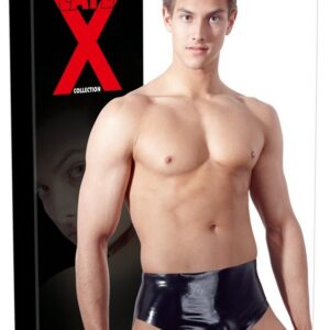 BOKSERKI LATEX BRIEFS WITH PLUG XL