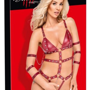BAD KITTY STRAP BODY RED XL