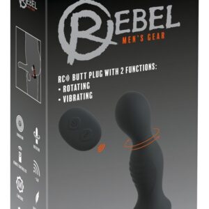 KOREK ANALNY RC BUTT PLUG WITH 2 FUNCTIONS