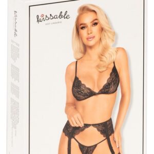 ZESTAW BIELIZNY SUSP SET BLACK L/XL