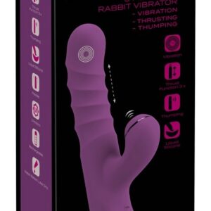 WIBRATOR 3 FUNKCYJNY RABBIT
