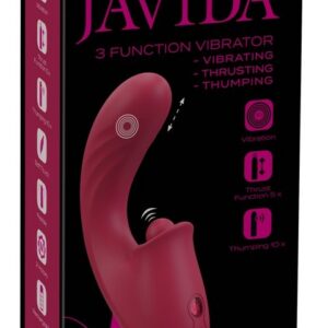 WIBRATOR JAVIDA 3 FUNKCJE RUCH POSUWISTY