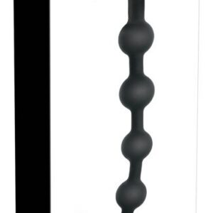 KULKI ANALNE BLACK VELVETS ANAL BEADS SILIC