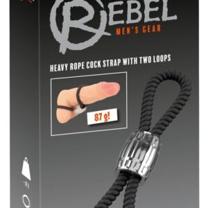 SZUNREK REBEL HEAVY ROPE COCK STRAP 2L