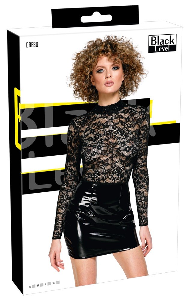 SUKIENKA VINYL LACE L