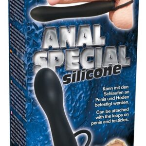 DILDO ANAL SPECIAL SILICONE BLACK