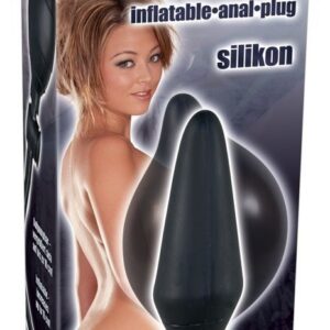 KOREK ANALNY TRUE BLACK INFLATABLE PLUG