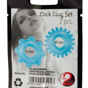 PIERŚCIEŃ COCK RING SET PACK OF 2