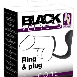 PIERŚCIEŃ BLACK VELVETS RING & PLUG