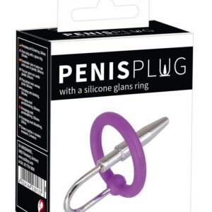 DILATOR PENIS PLUG+SILICONE GLANS RING