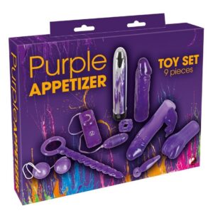 ZESTAW PURPLE APPETIZER 9-PIECE SET