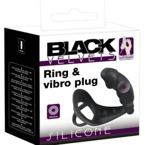 PIERŚCIEŃ VIBRATING SILICONE PLUG