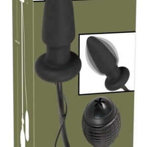 KOREK ANALNY INFLATABLE VIBRATING BUTT PLUG