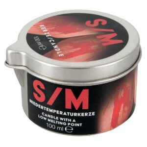 S/M CANDLE IN A TIN RED 100 G
