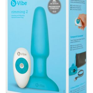 KOREK ANALNY B-VIBE RIMMING PLUG BLUE