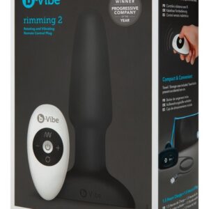 KOREK ANALNY B-VIBE RIMMING PLUG BLACK
