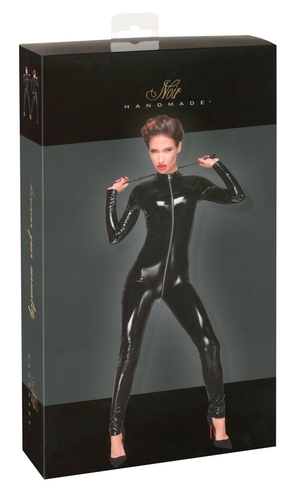 KOMBINEZON NOIR JUMPSUIT ZIP XL