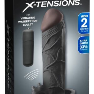 VIBRATING REAL FEEL 2" EXTENSION