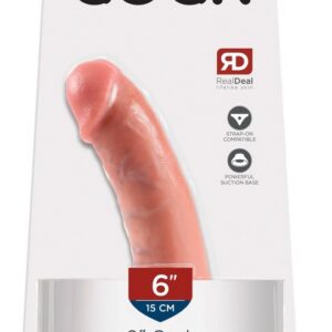 DILDO KING COCK FLESH 6INCH 17CM
