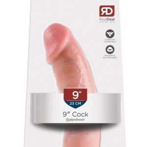 DILDO KING COCK FLESH 9INCH 23CM