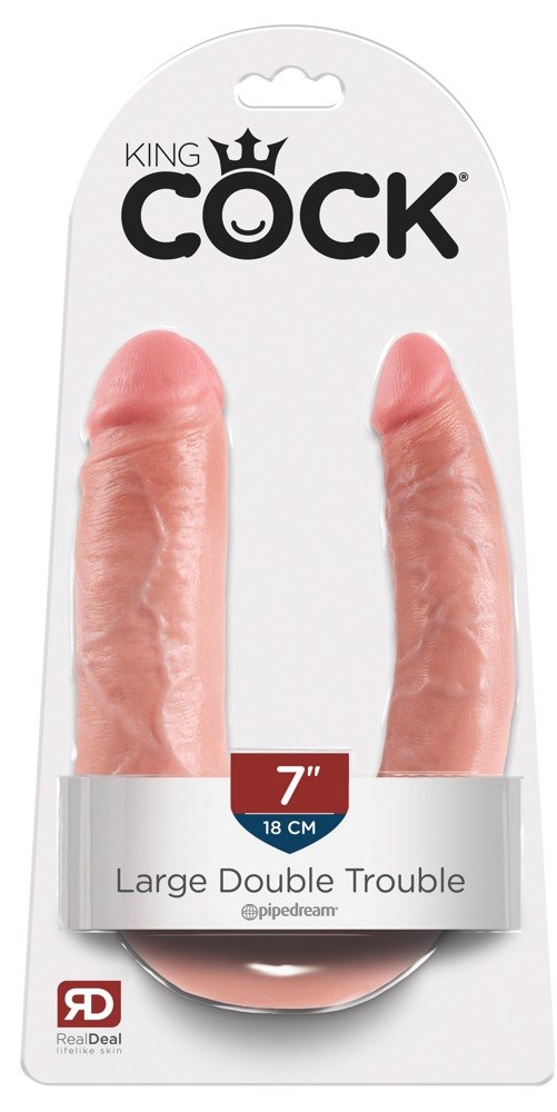 DILDO KING COCK DOUBLE TROUBLE
