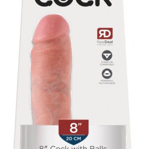 King Cock 8 inch Cock Balls Sk