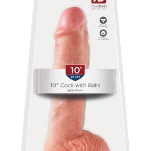 DILDO KING COCK BALLS 10INCH 26.7CM