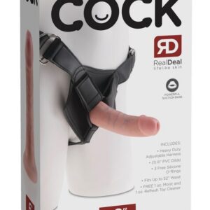 STRAPON KING COCK STRAP-ON 6 INCH