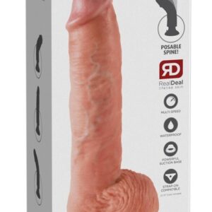 DILDO KING COCK10 INCH VIBR./WITH BA