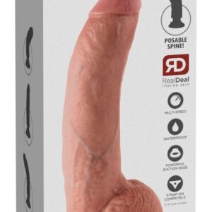DILDO 9 VIBRATING COCK WITH BALLS